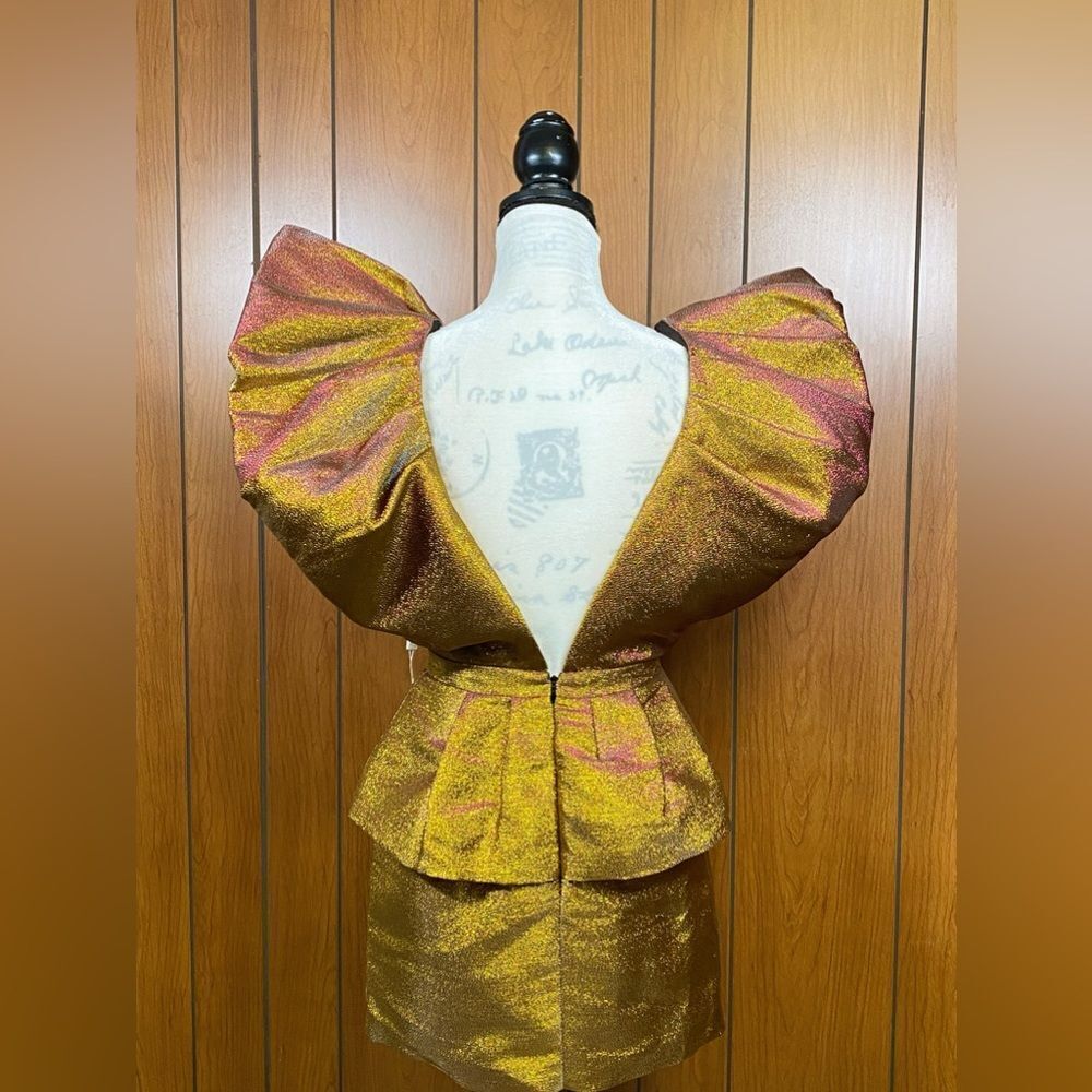 Ronny Kobo Ruffled mini dress size S - Picture 8 of 11